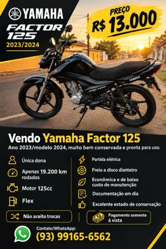 Vendo Moto Yamaha Factor 125