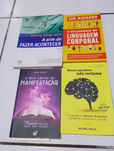 Livros de Desenvolvimento Pessoal R$ 50,00
