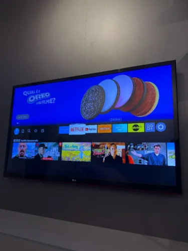 Televisão LG 55" + Fire TV Stick Amazon com alexa