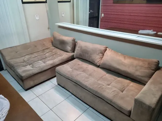 Sofá super espaçoso