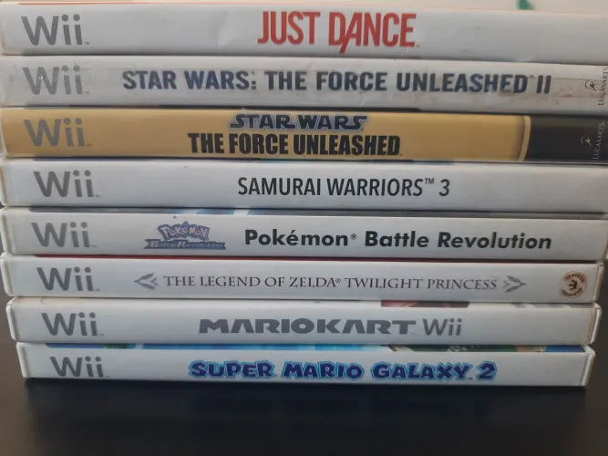 Lote 8 Jogos Nintendo Wii