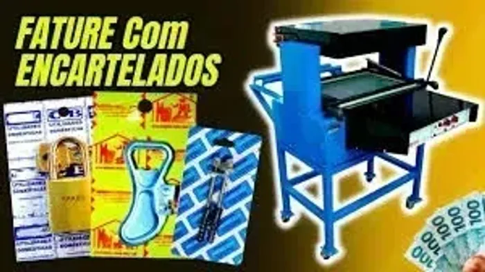 Embalagem Encarcartelados Envasadora Encarteladora
