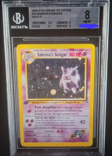CARTA SABRINAS GENGAR FIRST EDITION