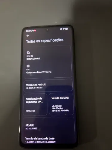 Poco x3 pro 8 + 3 de ram 256gb
