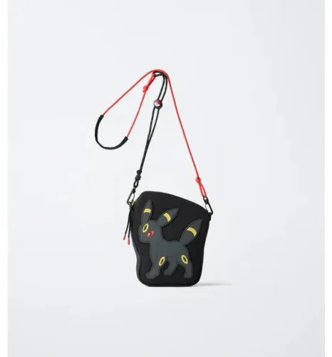 Shouder Bag Zara x Pokémon Umbreon / Edição Limitada Rara / Bolsa Tiracolo / Nova!