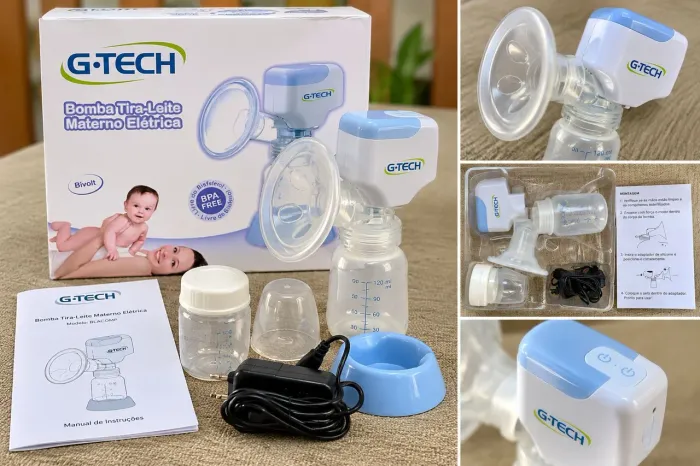 Bomba Tira-Leite Materno Elétrica G-Tech BLACOMP Bivolt