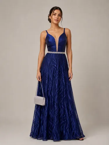 Vestido de Festa Azul - Marca Lovissa
