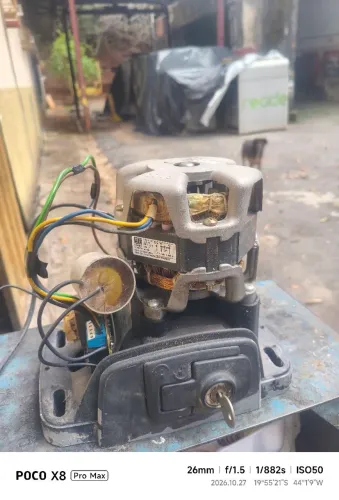 Motor de Portão Eletrônico 127V (Motor/Estator WEG) - Funcionando
