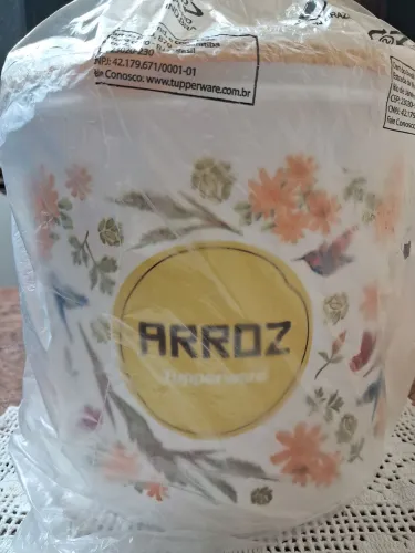 Pote de arroz Tupperware 5kg