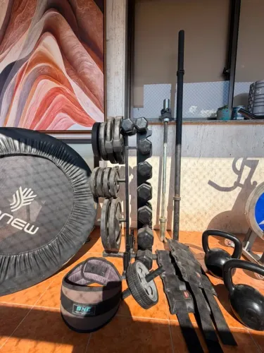 kit musculação e funcional completo