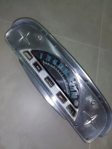 Painel de instrumentos Ford F 100, com a moldura, original FOMOCO USA, anos 60, relíquia
