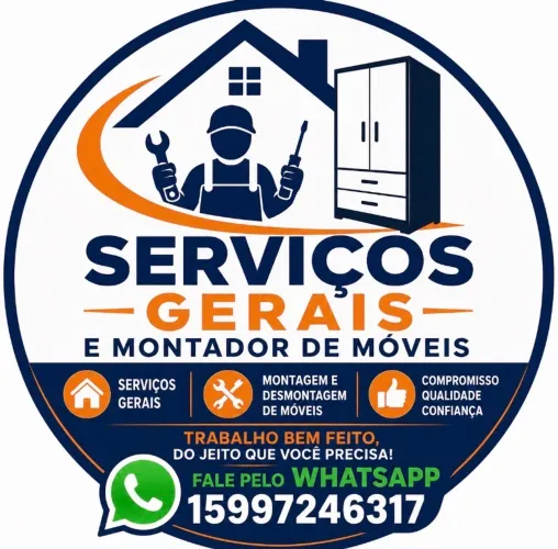 Montador de Móveis e Serviços Gerais