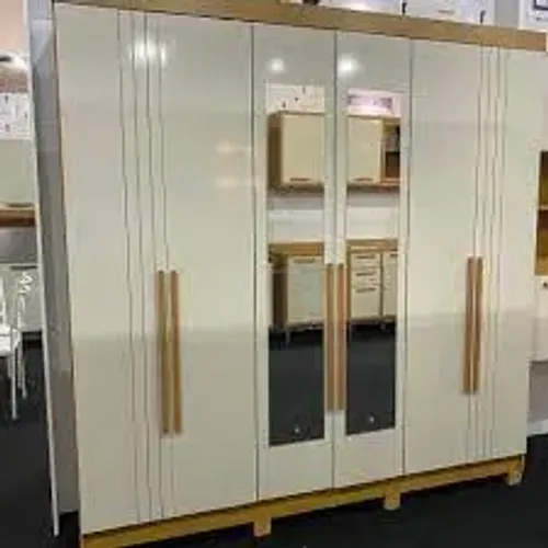 Guarda roupa de casal Madri com 6 portas