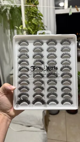 Cílios postiços 20 pares