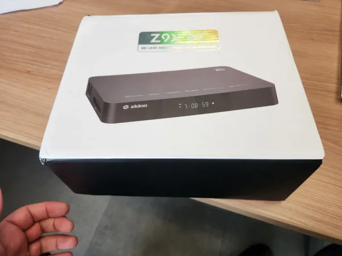 Zidoo Z9x 8k Novo na Caixa acompanha Filmes!