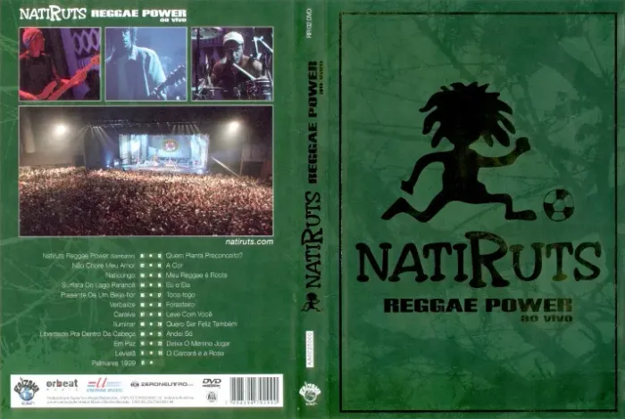 dvd natiruts reggae power ao vivo nativus + brinde raro