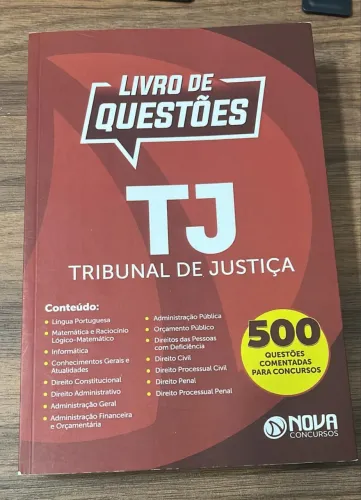 Livro Questões Tribunal de Justiça