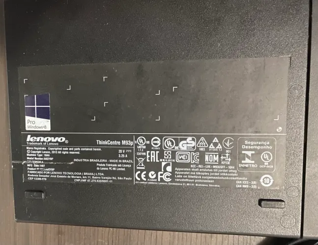 Computador Lenovo ThinkCentre M93p