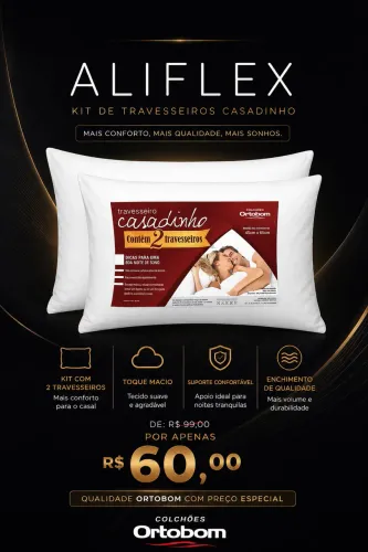 KIT TRAVESSEIRO CASADINHO ORTOBOM