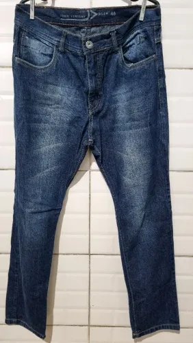 5 calças jeans masculina n 46