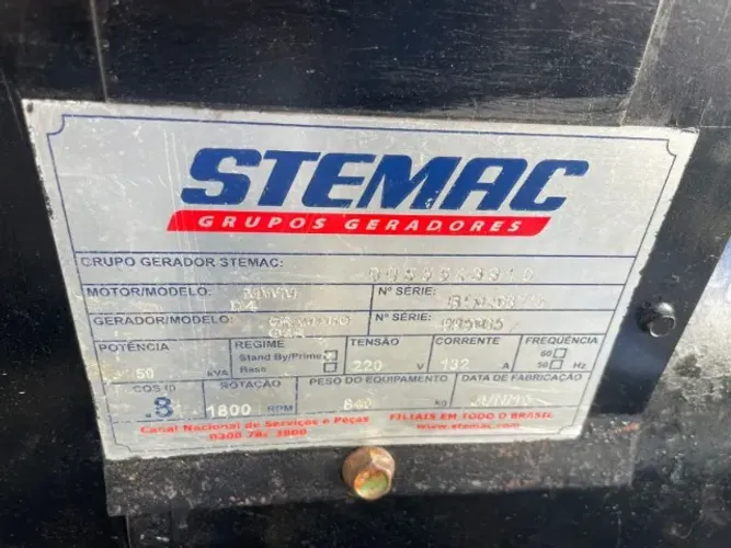 Grupo gerador diesel 55 kva