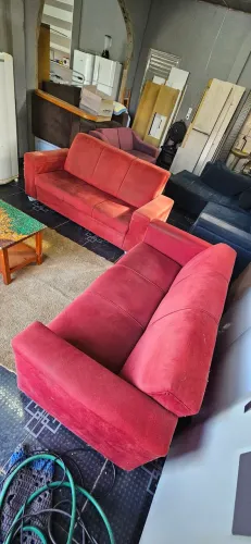 sofa 2 e 3 lugares usados marcas de uso ( ENTREGA GRÁTIS )