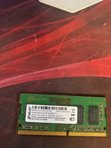 MEMÓRIA NOTEBOOK DDR4 4GB 3200MHz SMAR