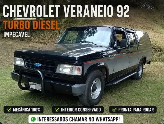 Chevrolet Veraneio S/ Luxe 4.0 Dies./tb Dies. 1992