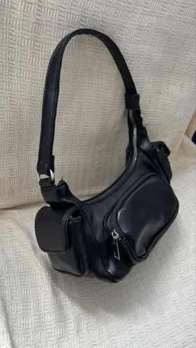 Bolsa de ombro preta