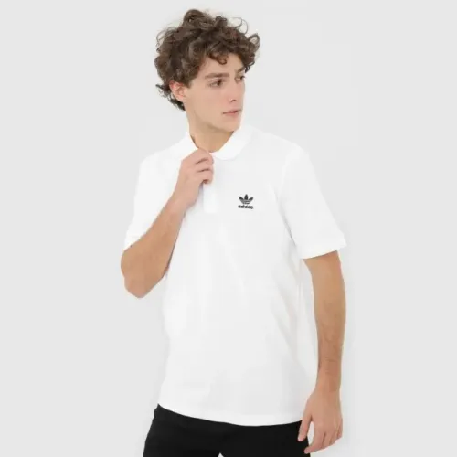 Camisa Polo Trefoil Essentials Adidas Branca (tamanho M, nova e original)