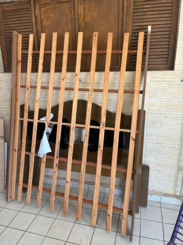 cama de casal madeira 