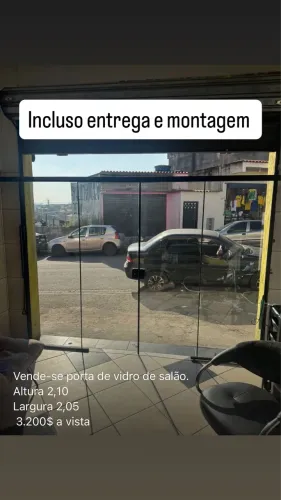 Porta de vidro
