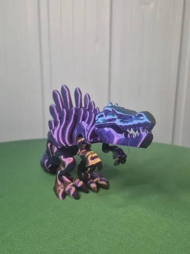 Dinossauro articulado 3D