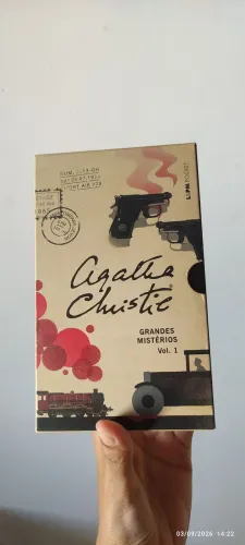 Caixa Especial Grandes Mistérios de Agatha Christie - Volume 1 "pocket" "leia a descrição"