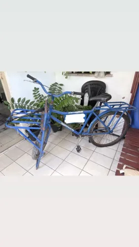 Bicicleta cargueiro pronta pro trabalho