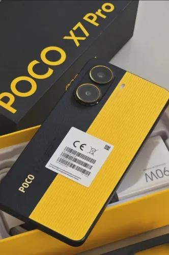 Celular POCO X7 PRÓ 5G 512GB 12GB Amarelo - Lacrado Original com Garantia