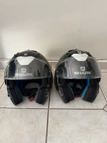 Capacete Shark Evo Es Escomoteável Com Óculos
