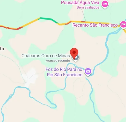 Lote 950m2, Plano, Condomínio Ouro de Minas, Fundos Rio São Francisco,, Pompéu / Abaeté