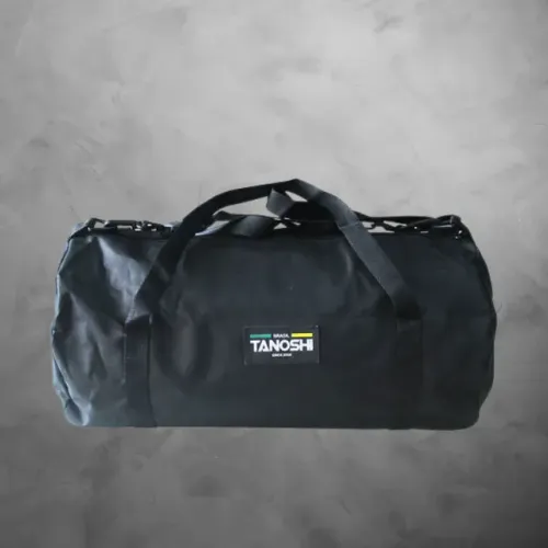 Bolsa Tanoshi de Nylon Preta - Resistente, Espaçosa e Prática