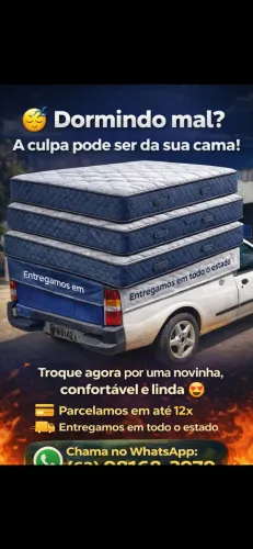 Colchao casal Novo (ENTREGO)