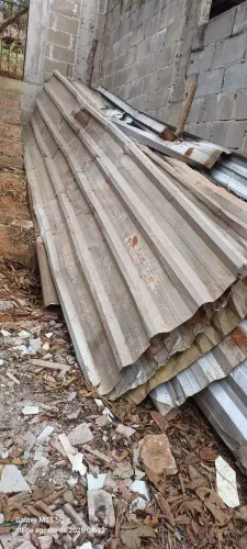 Telha de zinco usada galvanizada