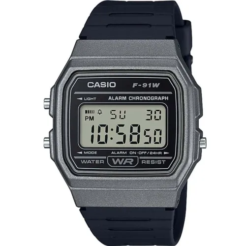 Relógio Casio Masculino Digital Standard F-91WM-1BDF 593 (Novo)