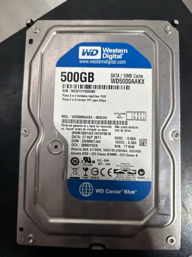 HD Western Digital 500GB SATA Caviar Blue WD5000AAKX