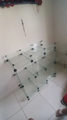 Expositor de vidro várias peças 