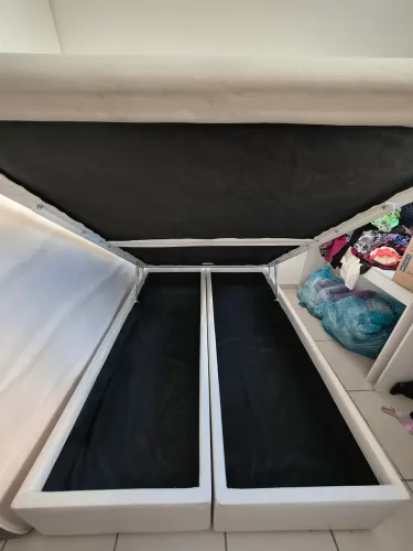 Vendo CAMA CASAL BOX BAÚ BIPARTIDA