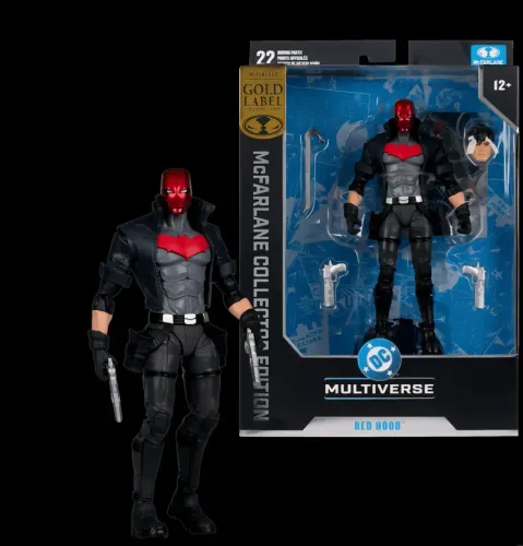 McFarlane Toys DC Multiverse Red Hood Under the Red Hood Gold Label Collector