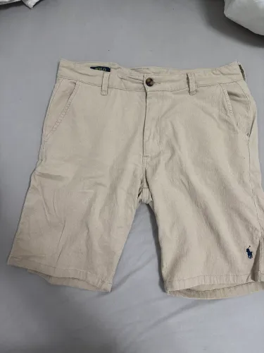 Short Ralph Lauren Original Masculino Sarja Bege - Nunca Usado