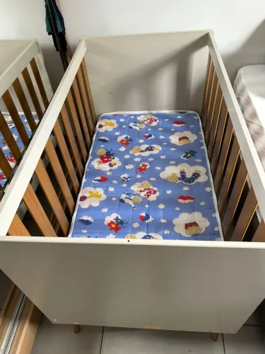Berço 2 em 1 Reller Retrô (Vira Mini Cama)