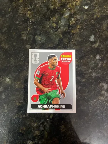 Figurinha da copa 2026 achraf hakimi prata