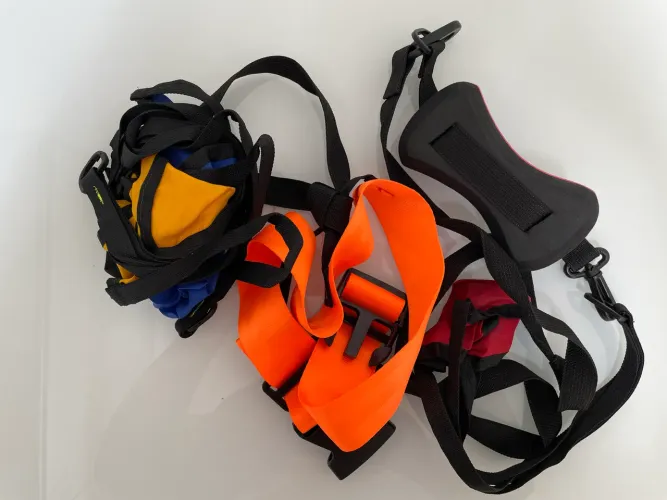 KIT PARAQUEDAS COM 3 TAMANHOS TREINO NATAÇÃO